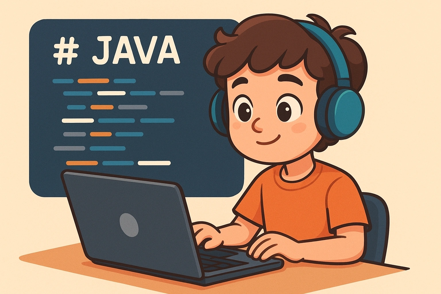 Web development course for kids - HTML CSS JavaScript creating websites and portfolios